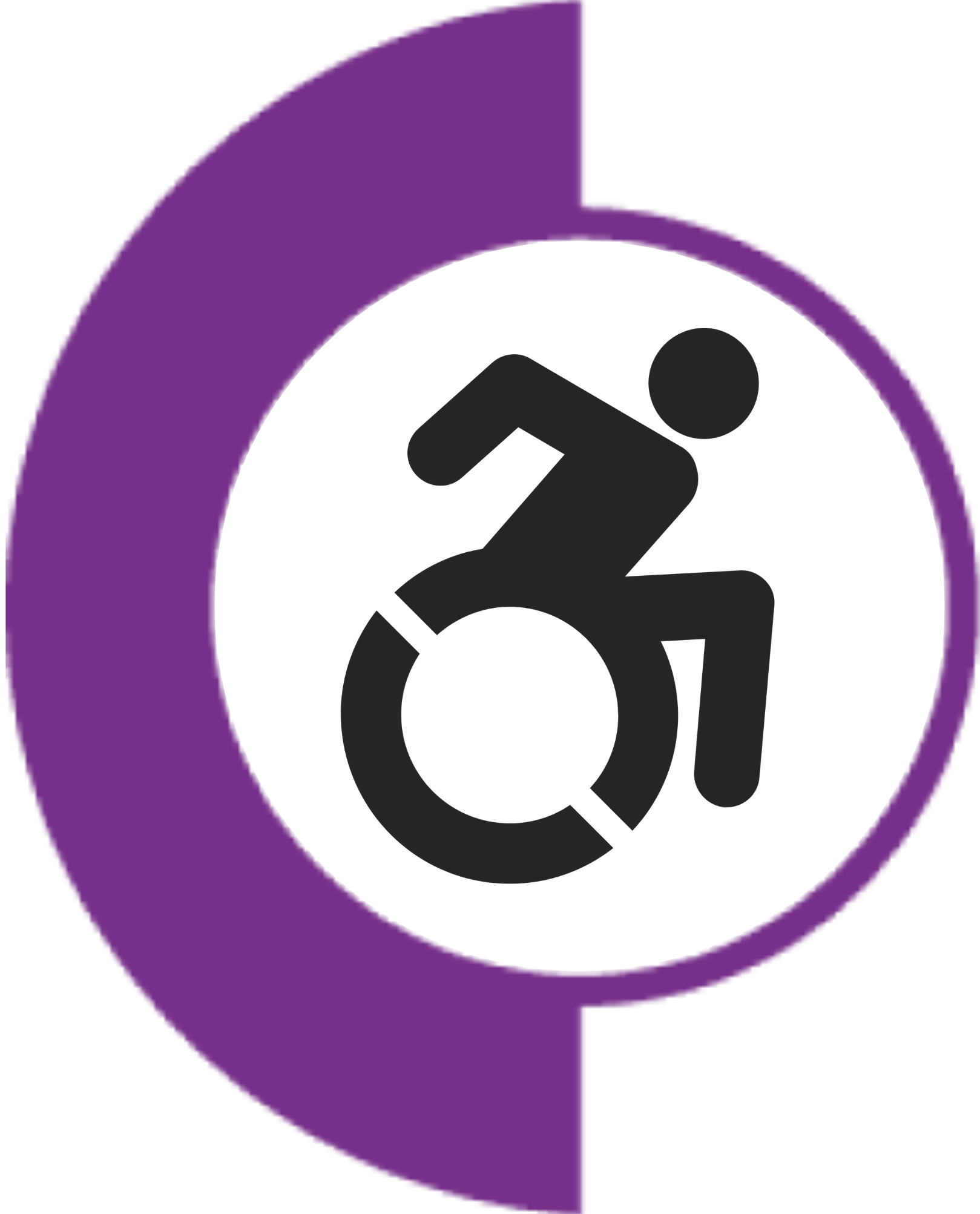 icon of dynamic wheelchair user